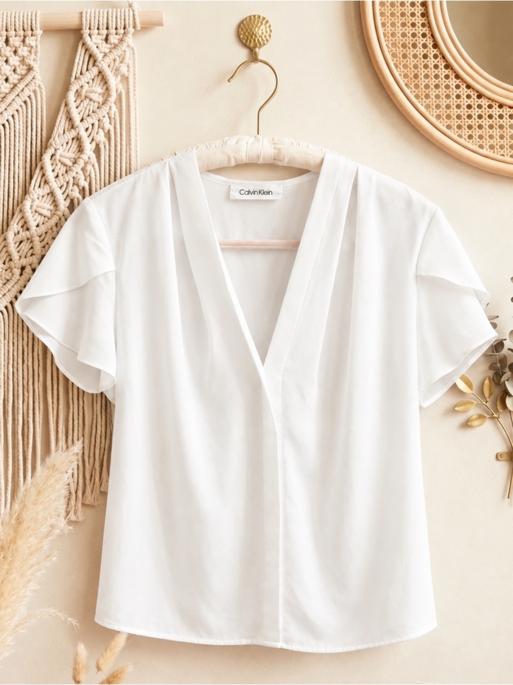 Calvin Klein White Blouse